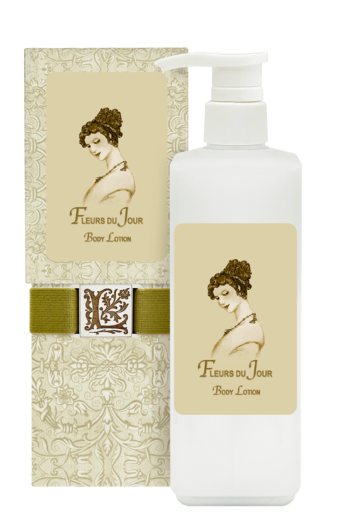 FLEURS DU JOUR/MARINA BLUE BODY LOTION 20oz WITH BOX