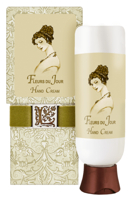 FLEURS DU JOUR/MARINA BLUE HAND CREAM 4oz WITH BOX