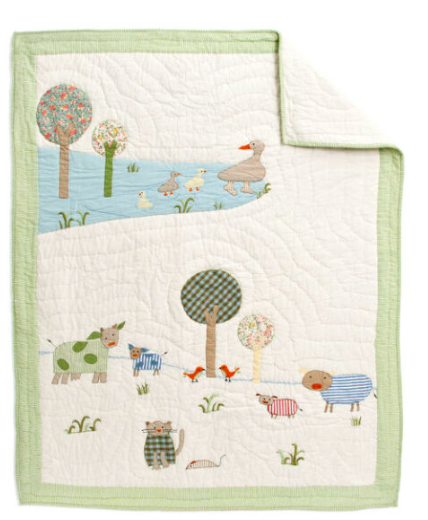 FARMYARD BABY QUILT