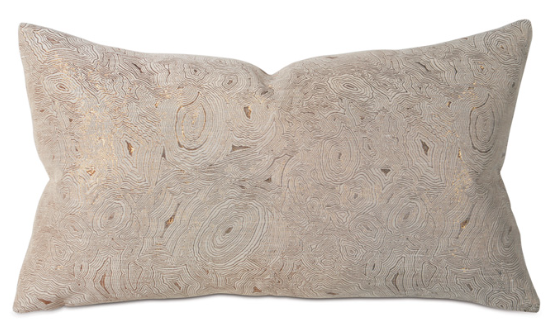 E.A. BASALT BRONZE LUMBAR PILLOW - 15" X 26"