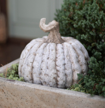 FAUX CONCRETE PUMPKINS