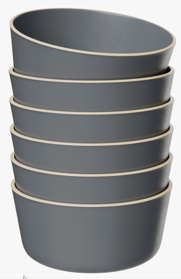KOOK CERAMIC SOUP BOWLS 25oz NORDIC COLLECTION