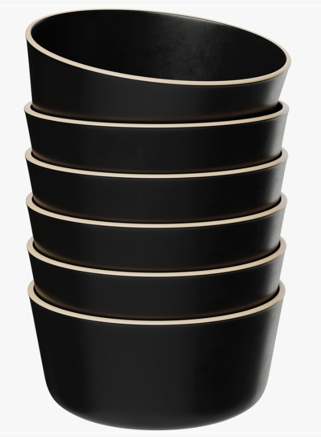 KOOK CERAMIC SOUP BOWLS 25oz NORDIC COLLECTION