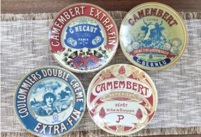 VINTAGE FRENCH CAMEMBERT DESSERT PLATES - ASSORTED