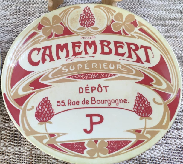 VINTAGE FRENCH CAMEMBERT DESSERT PLATES - ASSORTED