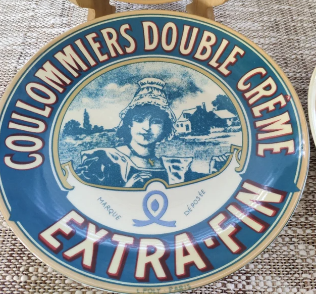 VINTAGE FRENCH CAMEMBERT DESSERT PLATES - ASSORTED