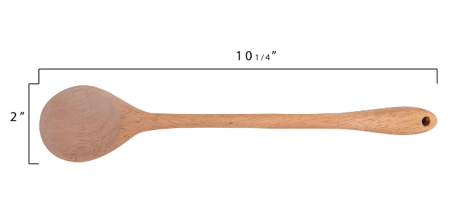 HAND-CARVED MANGO WOOD SPOON