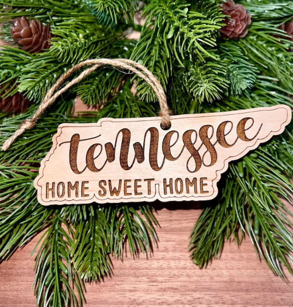 FIDDLE & GRACE TENNESSEE HOME SWEET HOME CHRISTMAS ORNAMENT