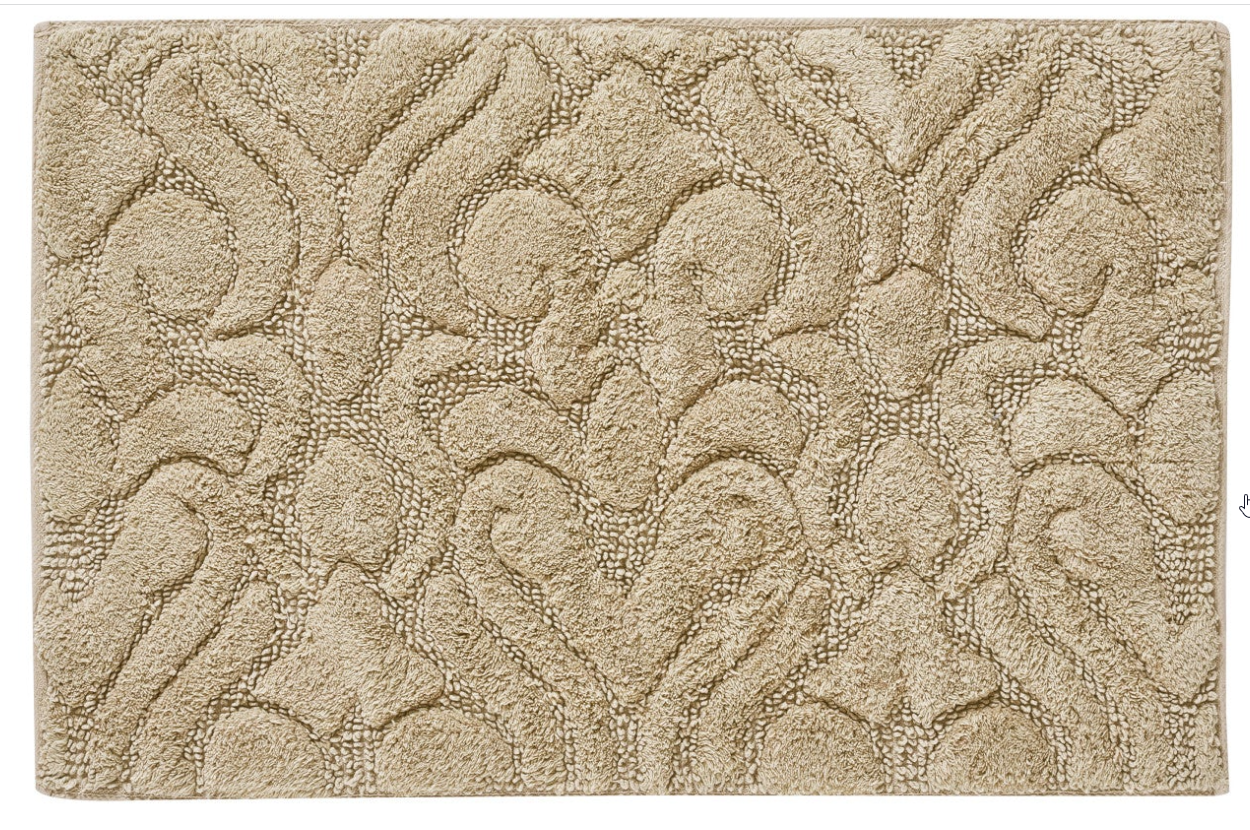 DAMASK BATH RUG