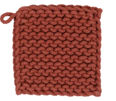 POT HOLDER HAND CROCHETED COTTON
