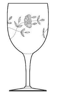 VINTAGE 1970'S HERITAGE ETCHED PATTERN BY PRINCESS HOUSE WATER/ICED TEA GLASS