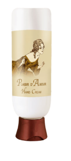 PLAISIR D'AMOUR HAND CREAM 4oz WITH BOX