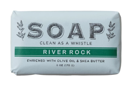 CLEAN AS A WHISTLE TRIPLE MILLED SOAP - RIVER ROCK