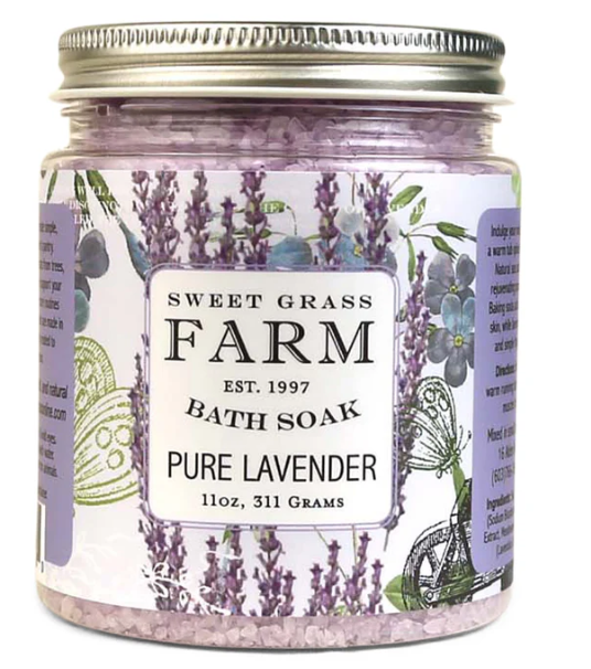 SWEET GRASS FARM BATH SOAK WITH WILDFLOWER EXTRACTS - ASSORTED