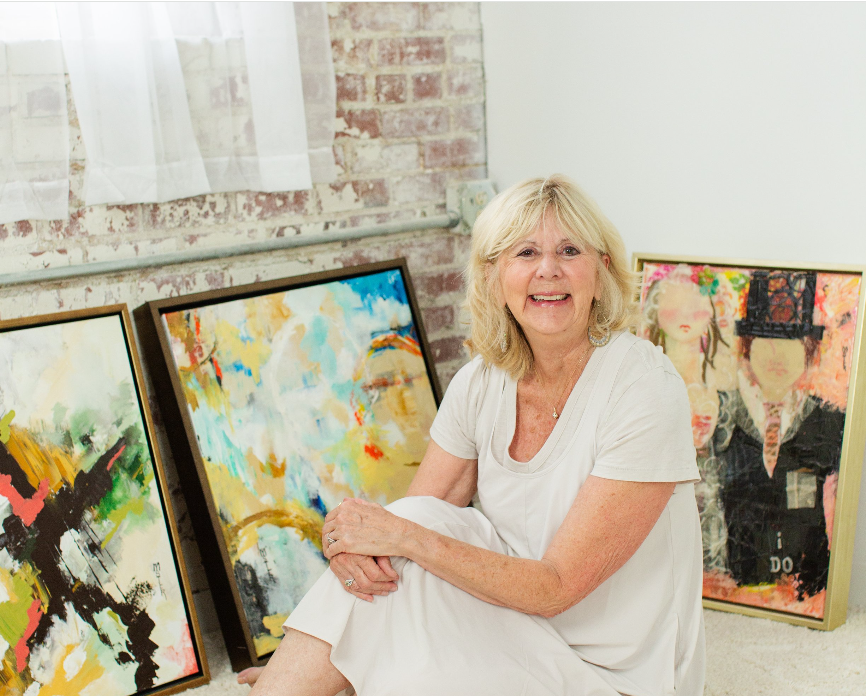 DEBBY MISTLER ORIGINAL ARTWORK - "BEACHSIDE" AND "OYSTER"