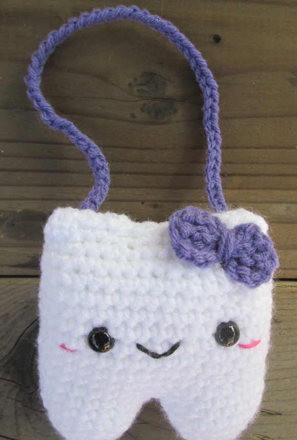 CROCHET TOOTH FAIRY PILLOWS - ASSORTED