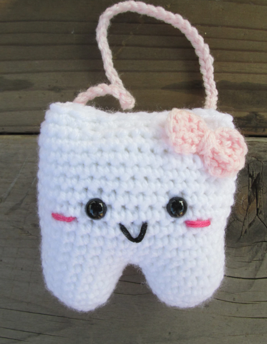 CROCHET TOOTH FAIRY PILLOWS - ASSORTED