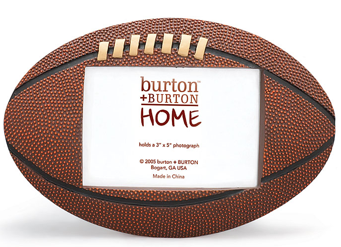 FOOTBALL SHAPED PHOTO FRAME