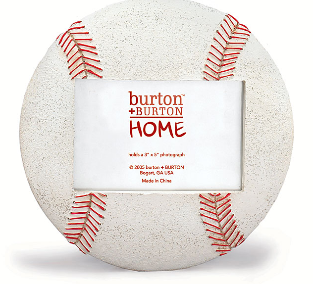 BASEBALL SHAPED PHOTO FRAME