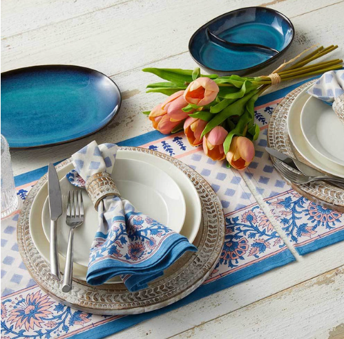 BADHANA NAPKIN RING SET OF 4