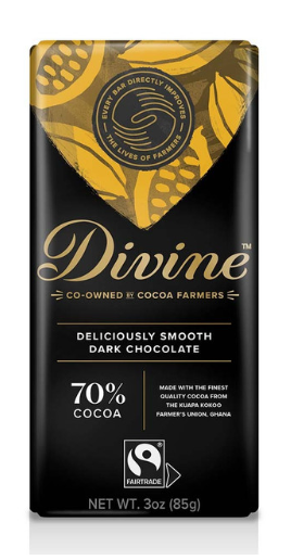 DIVINE CHOCOLATE BARS - ASSORTED