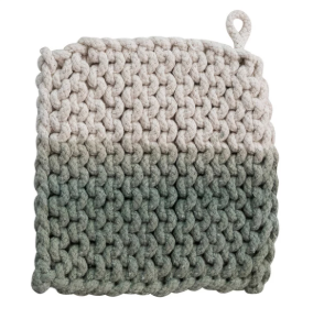 POT HOLDERS HAND CROCHETED COTTON