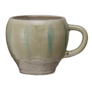 12oz HAND-PAINTED STONEWARE MUG - 3 STYLES