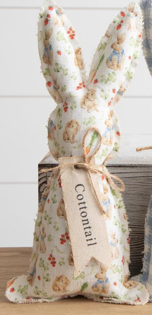 FABRIC BUNNY - ASSORTED COLORS