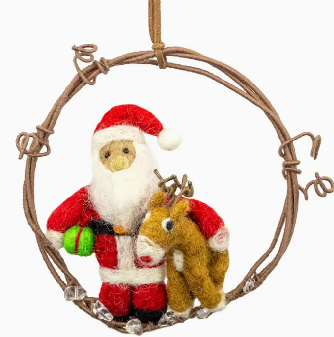 dZI HANDMADE MINI WREATH - ASSORTED