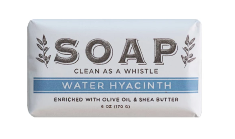 CLEAN AS A WHISTLE TRIPLE MILLED SOAP - WATER HYACINTH
