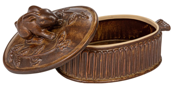 25oz RABBIT STONEWARE BAKER