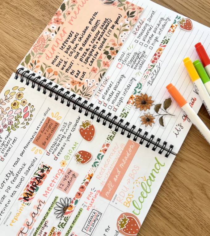 ELYSE BREANNE DESIGNS - DOUBLE TIP HIGHLIGHTER MARKERS AND GEL PENS