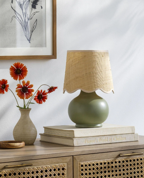 SURYA COTTAGE STYLE ACCENT TABLE LAMP - ASSORTED