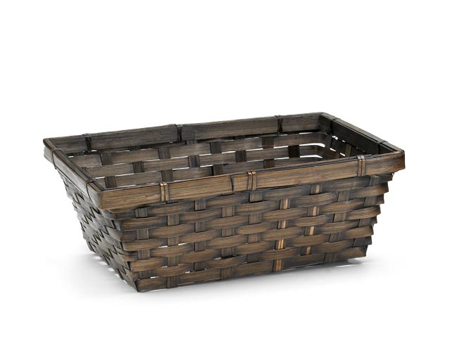 10" DARK RECTANGLE BASKET