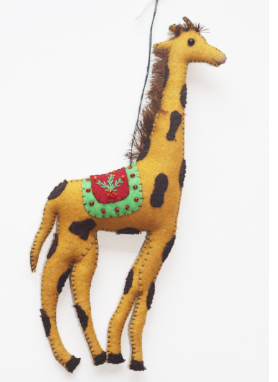 FELTED GIRAFFE - 9" - ASSORTED