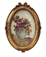 PEWTER AND GOLD PHOTO FRAMES - ASSORTED