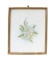 PEWTER AND GOLD PHOTO FRAMES - ASSORTED
