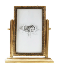 PEWTER AND GOLD PHOTO FRAMES - ASSORTED