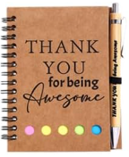 APPRECIATION INSPIRATIONAL NOTEBOOK W/STICKY NOTES & PEN - ASSORTED