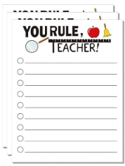 TEACHER APPRECIATION MEMO NOTE PADS - ASSORTED