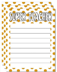 TEACHER APPRECIATION MEMO NOTE PADS - ASSORTED