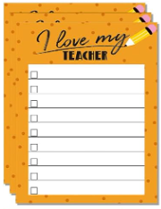 TEACHER APPRECIATION MEMO NOTE PADS - ASSORTED