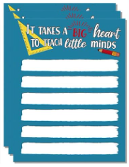 TEACHER APPRECIATION MEMO NOTE PADS - ASSORTED