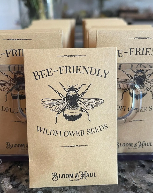 wildflower seeds box BLOOM & HAUL BEE-FRIENDLY WILDFLOWER SEEDS – Bénie Home Furnishings, Accessories & Gifts