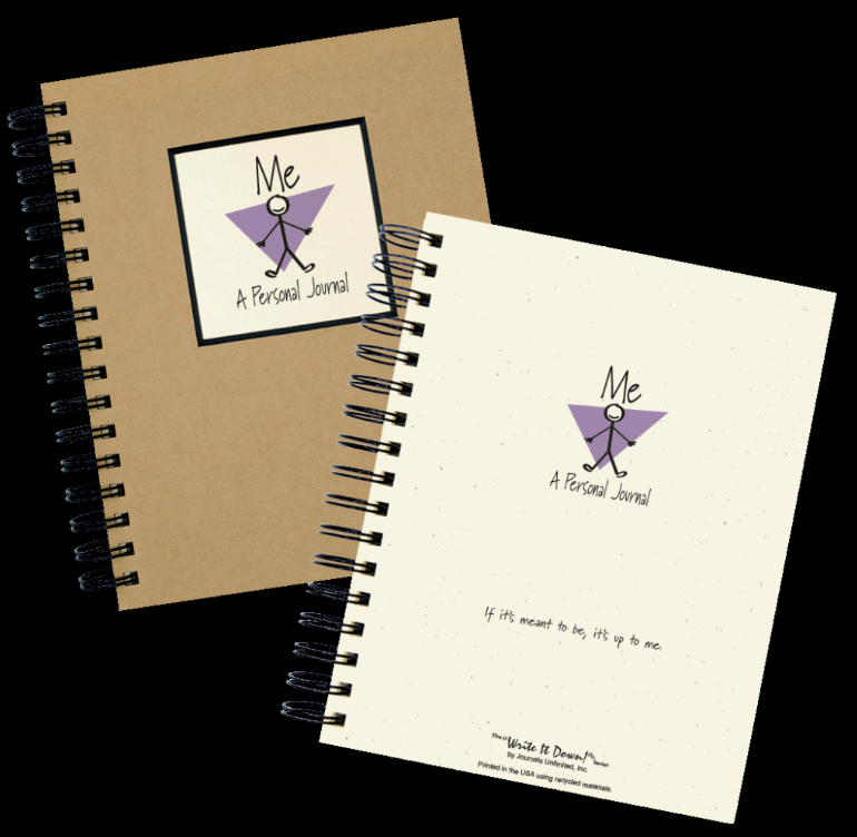 JOURNALS UNLIMITED -"WRITE IT DOWN" FULL SIZE JOURNALS (KRAFT)