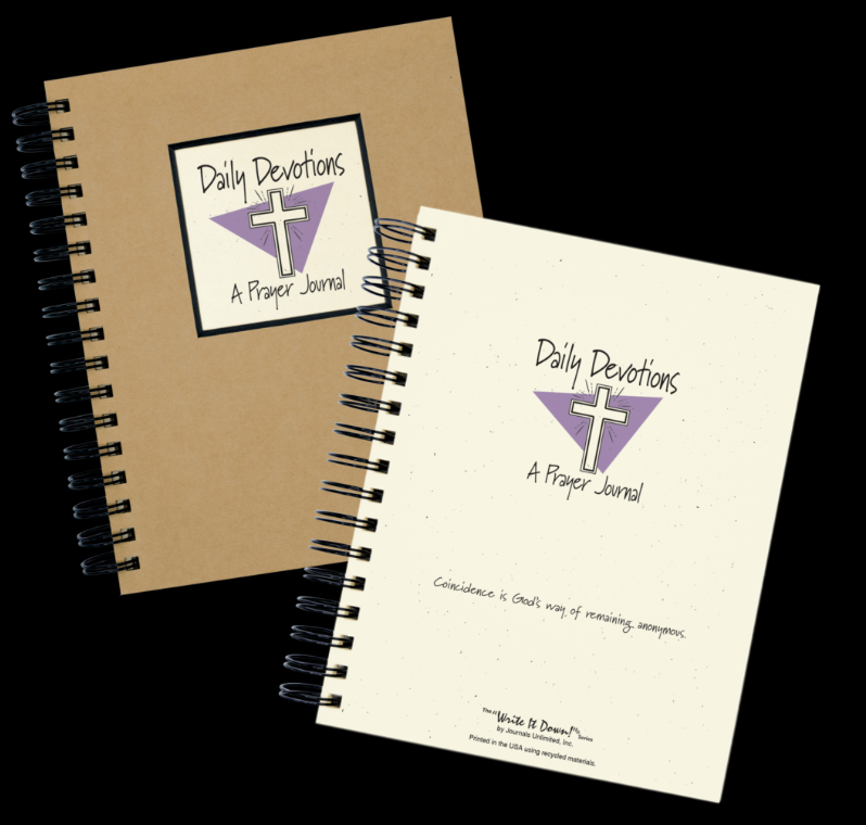 JOURNALS UNLIMITED -"WRITE IT DOWN" FULL SIZE JOURNALS (KRAFT)