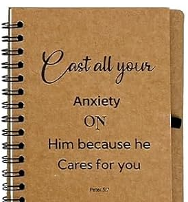 CHRISTIAN INSPIRATION NOTEBOOK JOURNAL W/BAMBOO PEN