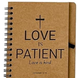 CHRISTIAN INSPIRATION NOTEBOOK JOURNAL W/BAMBOO PEN