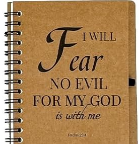 CHRISTIAN INSPIRATION NOTEBOOK JOURNAL W/BAMBOO PEN