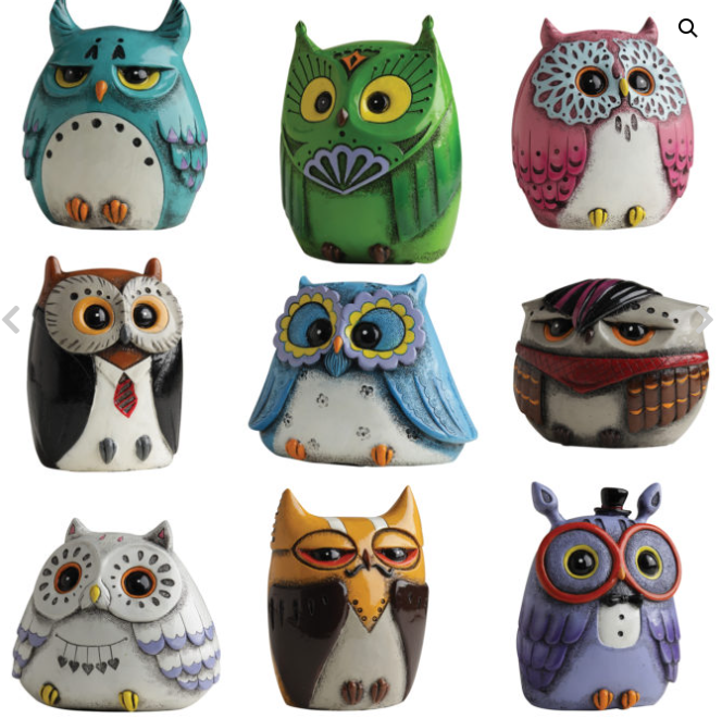 OWL BANKS - ASSORTED